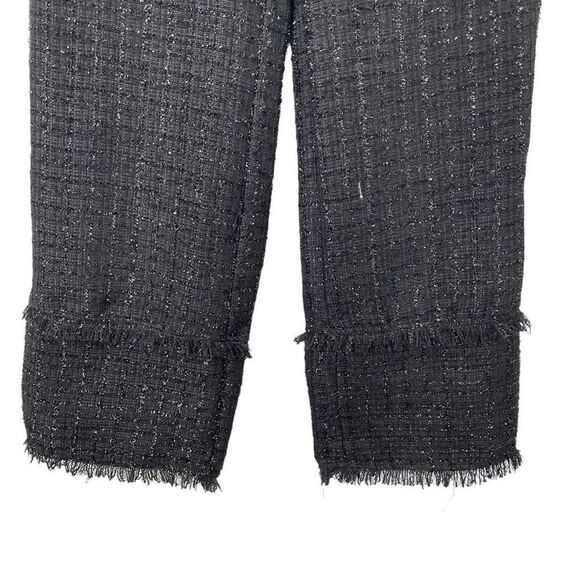 Strut & Bolt Frayed Tweed Pants in Black Size S - Picture 11 of 14